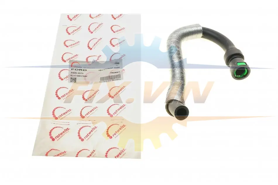 Патрубок системи охолодження Ford Transit 2.4TDCi 06-14 ROTWEISS RWS2579 (фото 1)