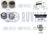 RUVILLE AUDI К-т ГРМ (помпа + 2 ролика + ремінь) A3/A4A6  1.9TDI/2.0TDI  -08,  VW Golf |V, V Passat 00- 5500611
