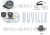 FIAТ К-кт. ГРМ (помпа+рем.+2шт. ролик) Doblo 1.9D 01- RUVILLE 5503561