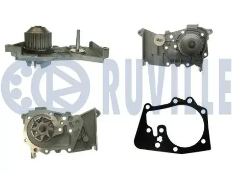 Водяна помпа (підсилена конструкція) Renault Kangoo/Megane 1.4 16V/1.6 16V RUVILLE 56970AS (фото 1)