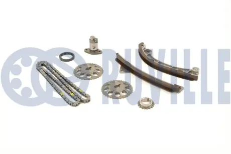 К-кт ланцюга ГРМ (з трьома шестернями) TOYOTA COROLLA (E11, E12) 1.4/1.6 00-07, AVENSIS 1.6/1.8 00-08 RUVILLE 580064