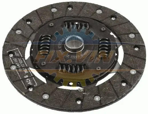 Диск зчеплення AUDI/SEAT/SKODA/VW A3/Cordoba/Octavia/Bora/Golf/Jetta "1,6-2,0 "85-05 SACHS 1862518031 (фото 1)