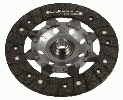 Диск зчеплення VAG A2/A3/TT/Cordoba/Ibiza/Octavia/Bora/Golf/NewBeetle/Polo "1,4-1,9TDi "96-10 SACHS 1864002835