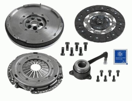 Комплект зчеплення (DMF) AUDI/FORD/SKODA/VW Galaxy/Fabia/Octavia/Bora/Golf/Polo "1,9TDi SACHS 2290601005 (фото 1)