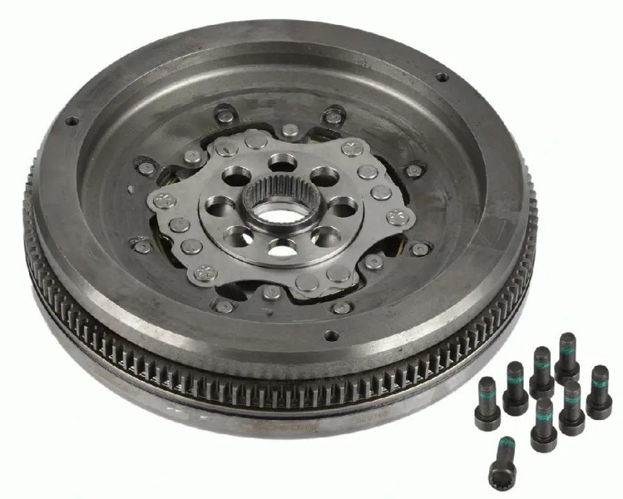 Двомасовий маховик (з болтами) AUDI A3 SEAT ALHAMBRA, ALTEA XL, LEON SKODA OCTAVIA II, SUPERB II, YETI VW BEETLE, CC B7, EOS, GOLF VI, JETTA IV, PASSAT ALLTRACK B7 1.8/2.0/3.6 09.04-07.19 SACHS 2295000513 (фото 1)