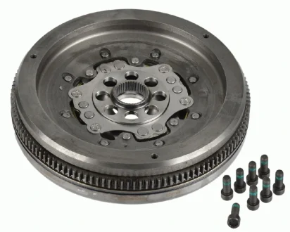 Двомасовий маховик (з болтами) AUDI A3 SEAT ALHAMBRA, ALTEA XL, LEON SKODA OCTAVIA II, SUPERB II, YETI VW BEETLE, CC B7, EOS, GOLF VI, JETTA IV, PASSAT ALLTRACK B7 1.8/2.0/3.6 09.04-07.19 SACHS 2295000513