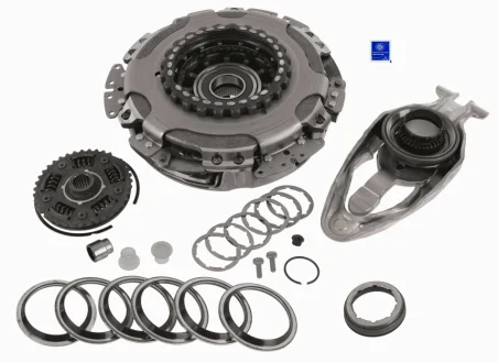 Комплект зчеплення VW Polo V 1.4 TDI 14- CUSA/CYZB/CUTA, DSG7-0AM/0CW (DQ200) SACHS 3000 943 016
