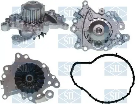 Насос охолоджуючої рідини DS DS 3 / DS 3, DS 4 II, DS 7 CITROEN BERLINGO, BERLINGO/MINIVAN, C3 / C3 ORIGIN III, C3 AIRCROSS II, C4 CACTUS, C4 III, C4 SPACETOURER, C4 X 1.5-2.0DH 05.15- SALERI SIL PA 1630 (фото 1)