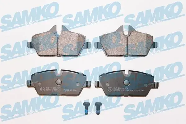 Гальмівні колодки, комплект SAMKO 5SP1241 (фото 1)