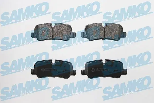 Дисковые тормозные колодки, комплект LAND ROVER Range Rover III 3.0-5.0 02-12, Discovery 2.7-4.4 04-18, Range Rover Sport 2.7-5.0 05-13, LR016808, LR019627, LR021316, LR055454, LR032903, SFP500140, SFP500022, SFP500020, SFP500021 SAMKO 5SP1359 (фото 1)