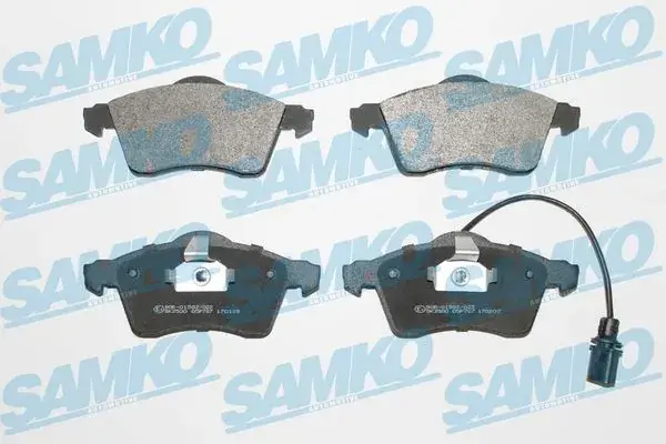 Колодки передні R15 SAMKO 5SP787 (фото 1)
