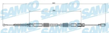 Трос зчеплення SAMKO C0049B