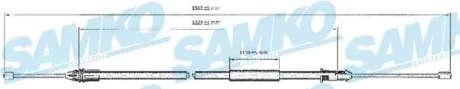 Трос зчеплення SAMKO C0403B