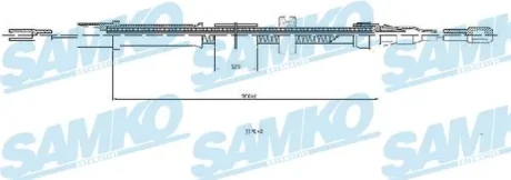 Трос зчеплення SAMKO C0455B