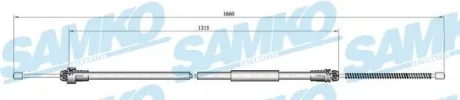 Трос зчеплення SAMKO C0611B