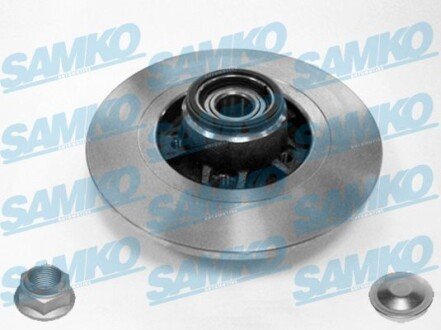 Диск гальмівний SAMKO R1033PCA