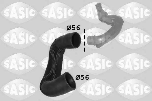 Патрубок інтеркулера OPEL Vivaro/RENAULT Trafic II Sasic SASIC 3334025 (фото 1)