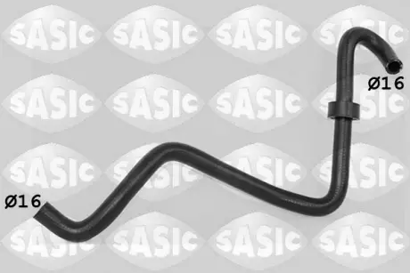Гумовий шланг системи охолодження SASIC 3406433