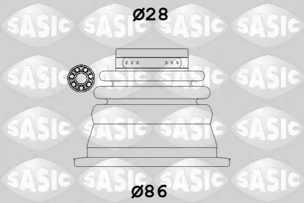 Пильовик RENAULT (вир-во) SASIC 4003464 (фото 1)