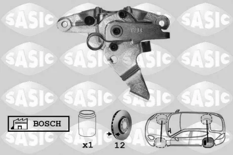 Супорт задній SASIC 6504008