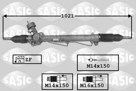 Рульова рейка SASIC 7006141