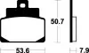 Гальмівні колодки SBS 153HF (фото 1)