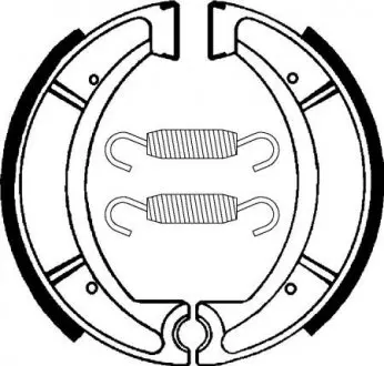 Колодки барабанні SBS 2037