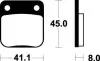 Гальмівні колодки SBS 536SI (фото 1)