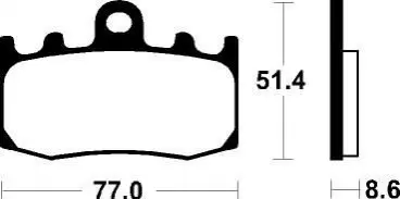 Гальмівні колодки SBS 796RS (фото 1)