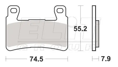 Гальмівні колодки SBS 894DC