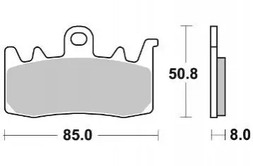Гальмівні колодки SBS 900HS (фото 1)