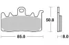 Гальмівні колодки SBS 900HS (фото 1)