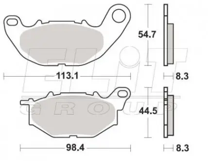 Гальмівні колодки SBS 931RS