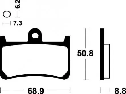 Гальмівні колодки SBS MSS 134