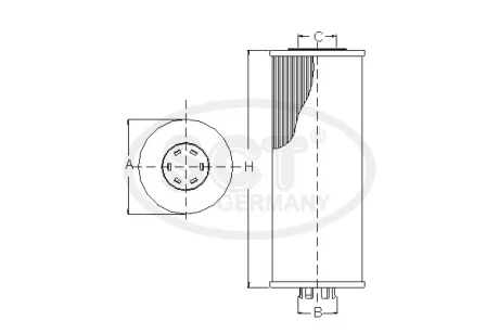 Фільтр оливний SCT SH4742P