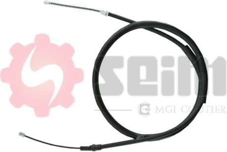 Трос ручного тормоза RENAULT 19 88-96 1564/1260mm, 7700781393, 7700816858 Seim 404160