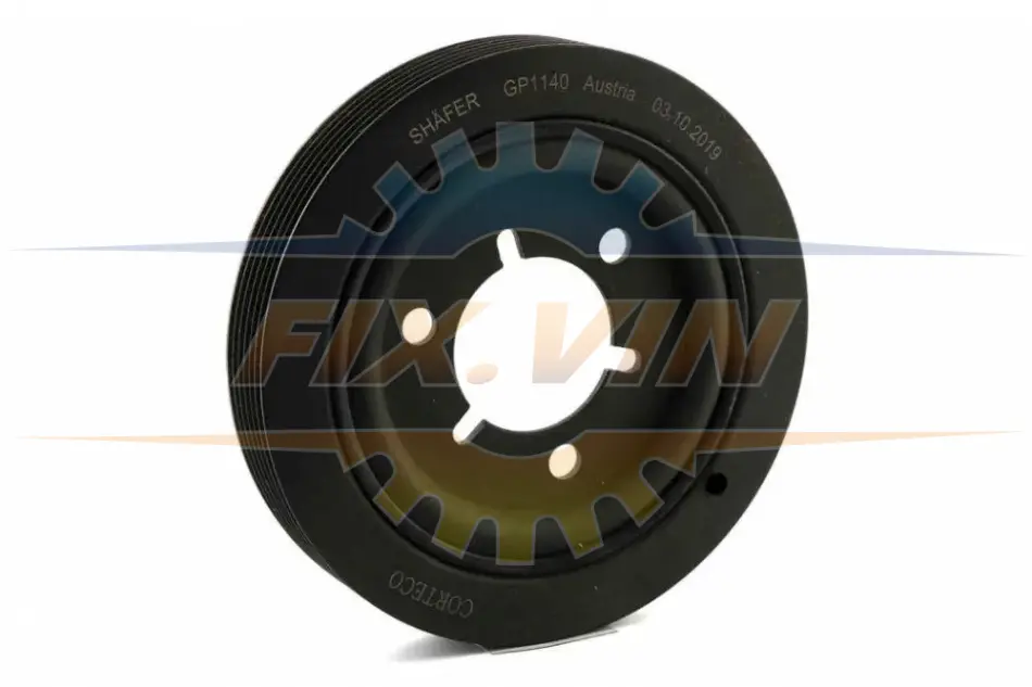 Шків колінвалу Citroen C2, C3, C4 Peugeot 206, 307, 406 1.4-2.0 HDI 00- SHAFER GP1140 (фото 1)