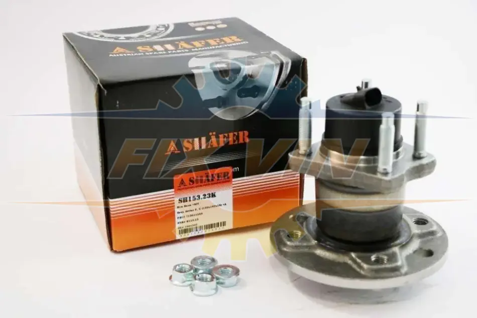Маточина задня Opel Astra F, G, Combo C, Vectra A, B, Lanos, 88-, ABS+, монт. ккт.+ SHAFER SH15323K (фото 1)
