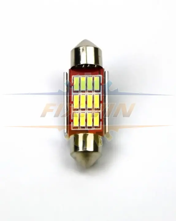 Лампа світлодіодна T11 Festoon T11x36 12LEDs canbus (1шт) SHAFER SL4009 (фото 1)