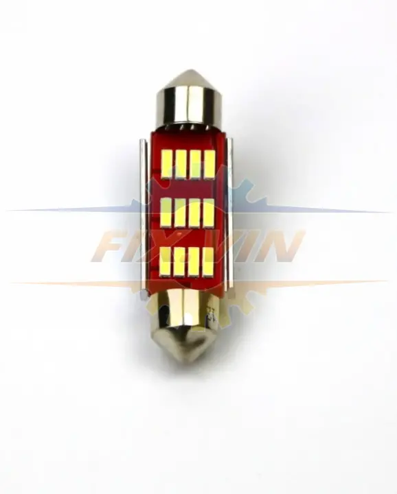 Лампа світлодіодна T11 Festoon T11x39 12LEDs canbus (1шт) SHAFER SL4039 (фото 1)