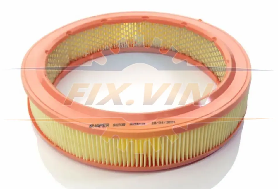 Фільтр повітряний VW Golf II, III, Passat B3, B4, Polo, 1.3-2.0, 81-94 (з внутрішньою металевою сітк SHAFER SX208 (фото 1)