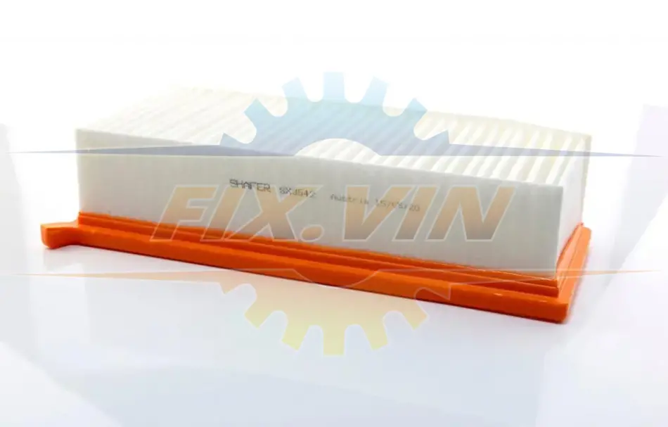 Фільтр повітряний Renault Dokker, Duster, Logan II, Captur, Clio IV, 0.9-1.6, 12-(з вушками) (без пе SHAFER SX3542 (фото 1)