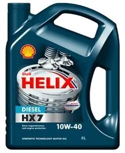 Олива моторна Helix HX7 Diesel 10W-40 4л SHELL 550040425