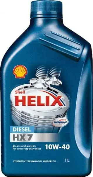 Олива моторна Helix HX7 Diesel 10W-40 1л SHELL 550040427 (фото 1)