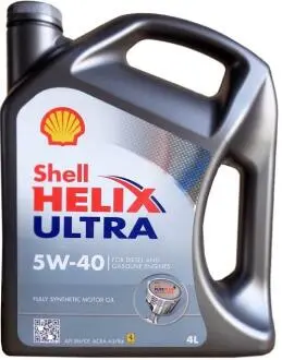 Олива моторна Shell Helix Ultra 5W-40, 4л. SHELL 550040562