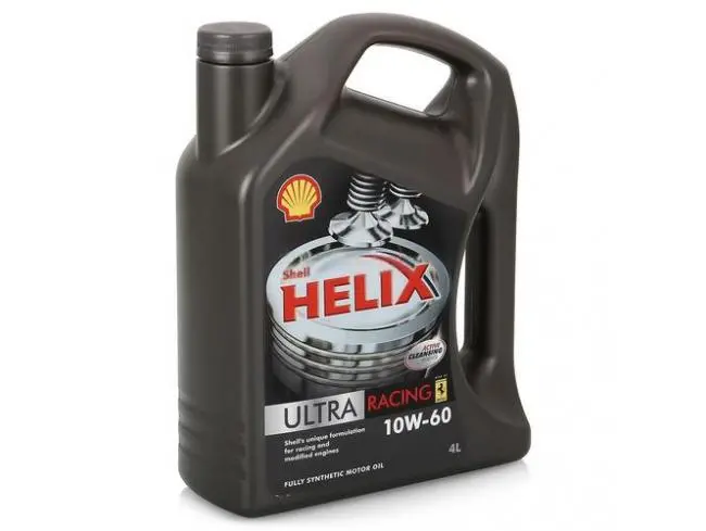 Масло моторное синтетическое &quot.helix ultra racing 10w-60&quot., 4л SHELL 550040622 (фото 1)