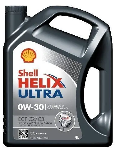 Олива моторна Helix Ultra ECT С2/C3 0W30 4л SHELL 550042353 (фото 1)