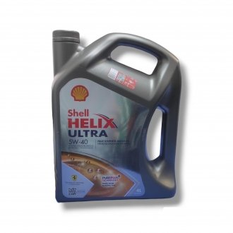 Масло моторное Helix Ultra 5W-40 4л SHELL 550052679