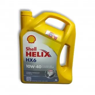 Масло моторное Helix HX6 10W-40 4л SHELL 550053776