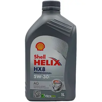 Масло моторное Helix HX8 Professional AG 5W-30 1л SHELL 550054287
